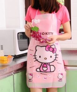 -นhello-kittyคร-วผ-าก-นเป-อนก-นน-ำaventalสไตล-เกาหล-พ-ว-ซ-delantalแขนก-ดtablierอาหาร